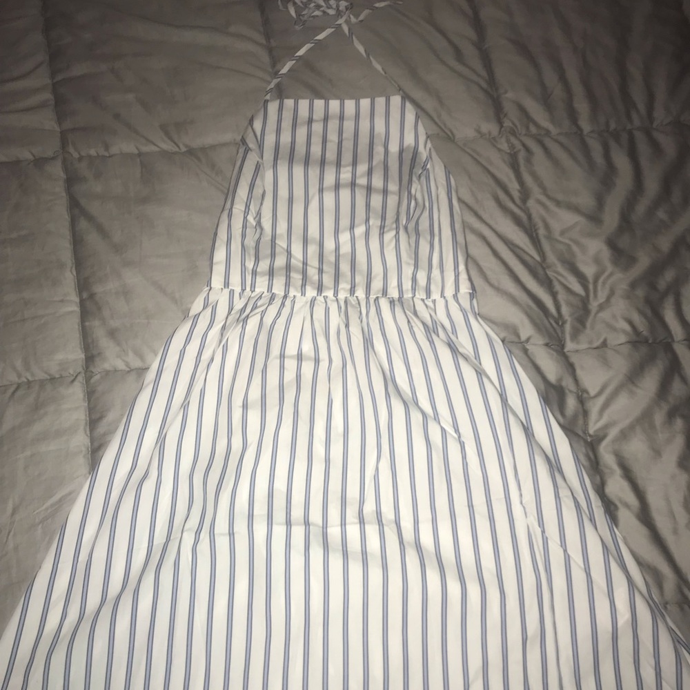 Stripe Halter Dress